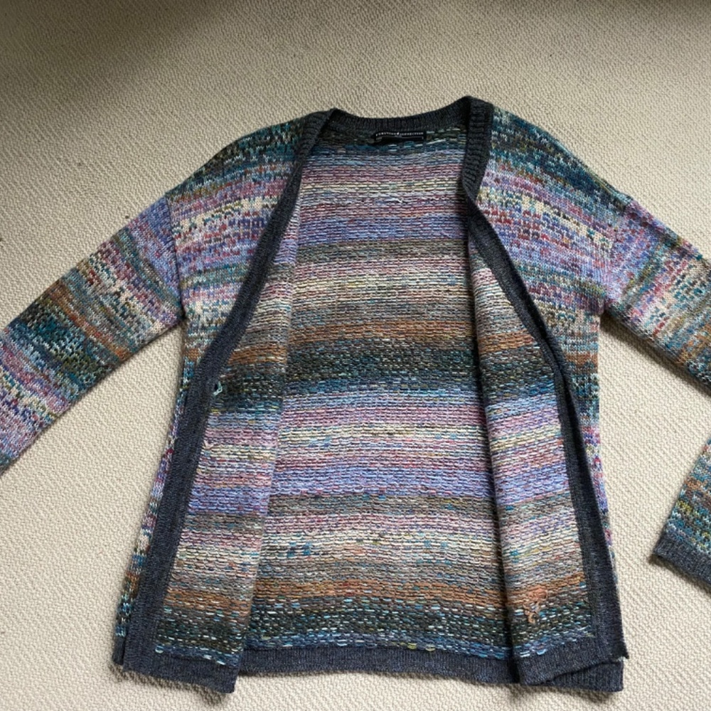 PERUVIAN CONNECTION S CARDIGAN SWEATER - Picture 11 of 12